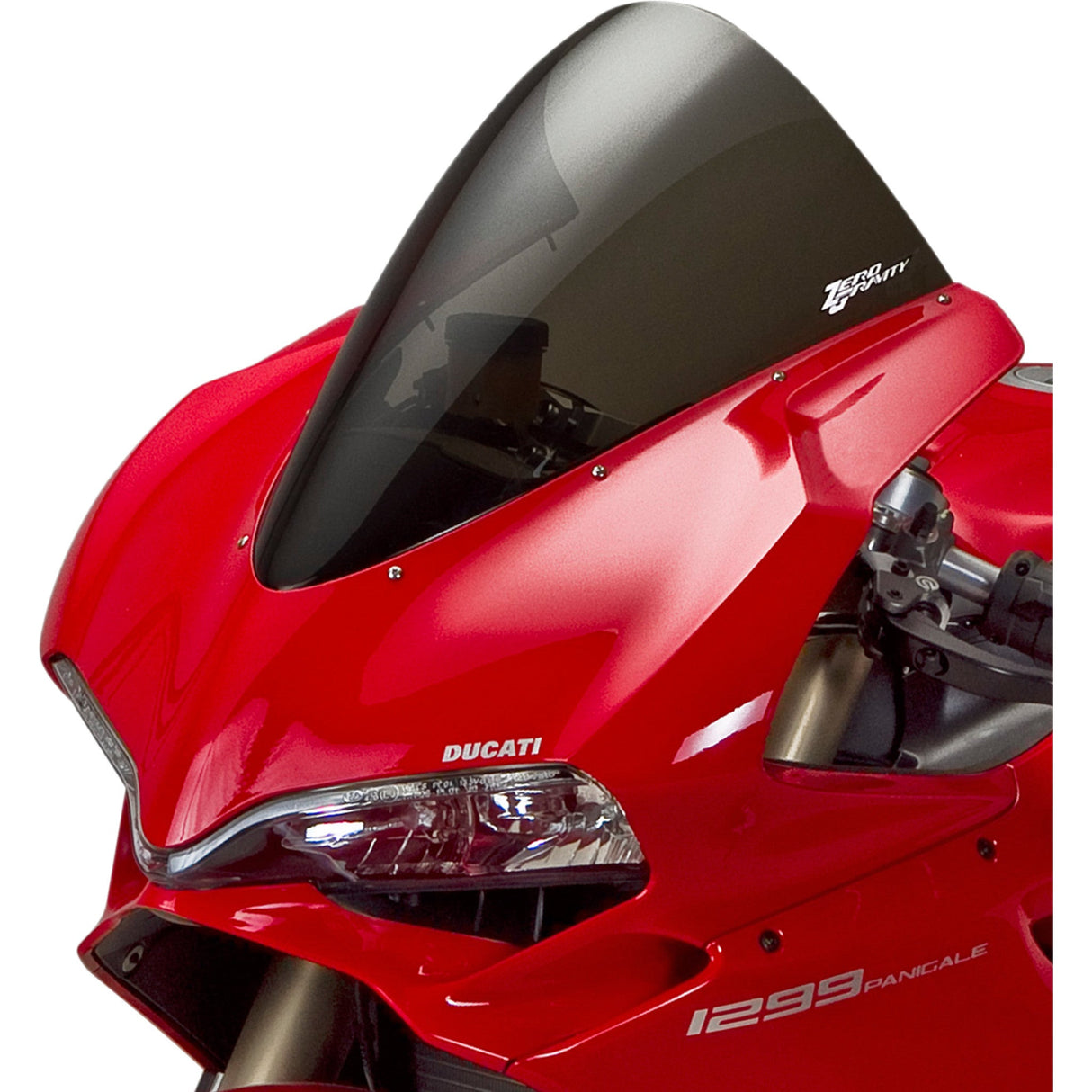 ZERO GRAVITY 2301-2090 24-739-02 Corsa Windshield Corsa Windscreen - Smoke - Panigale 1299