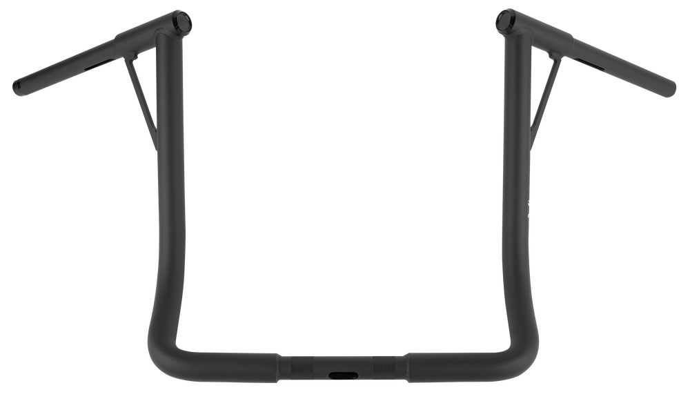Burly Brand Louie-Bagger 16"BAR 1.25" TBW Matte Black - B12-7005TB For Harley Touring 1986-2024