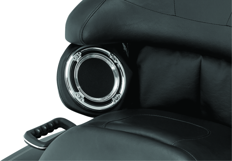 Kuryakyn 3792 Rear Speaker Accents For Harley-davidson Chrome