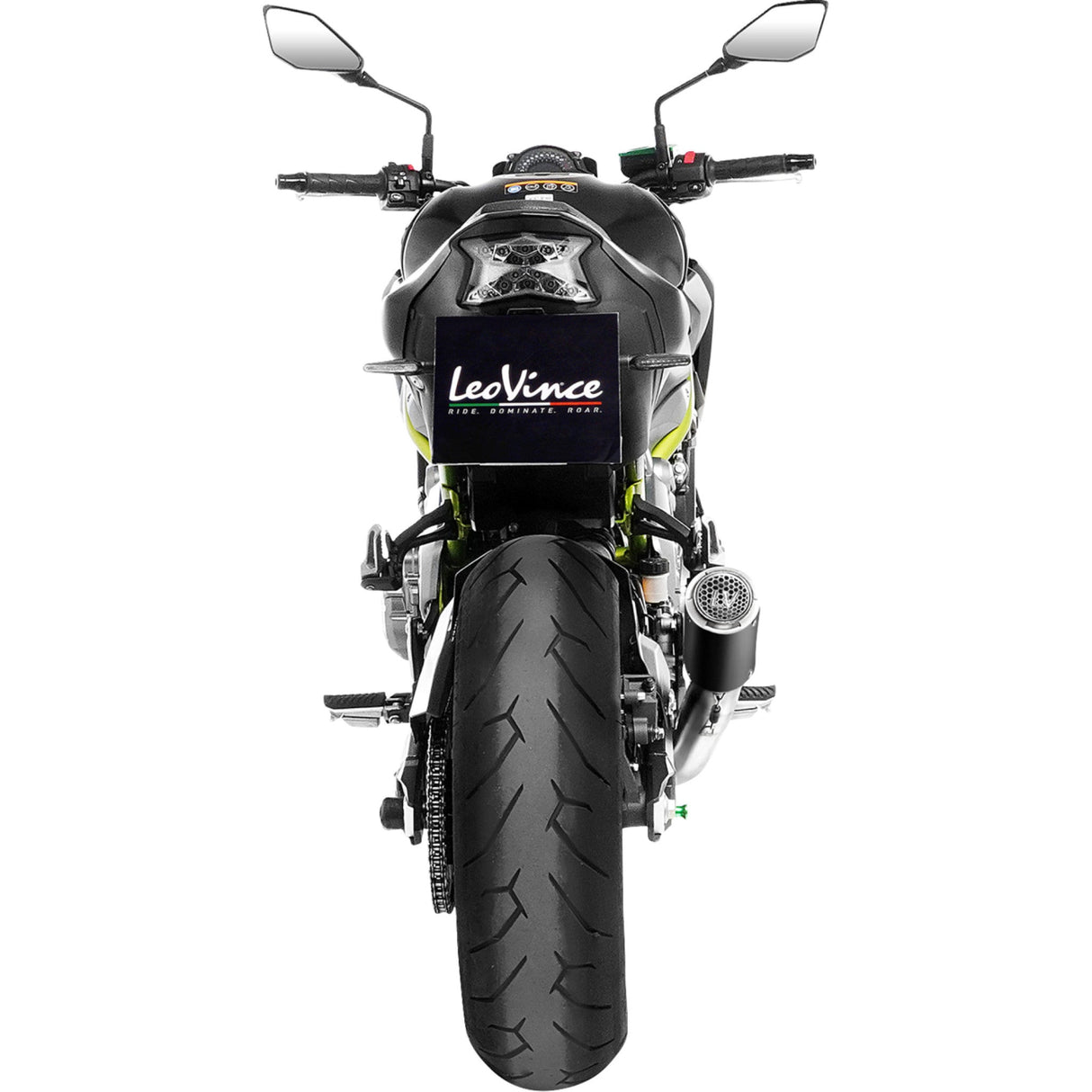 Leovince LV Corsa S Black Edition Muffler - 15402SB Kawasaki 900 2017-2025