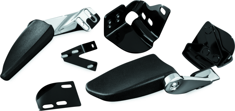 Kuryakyn 8958 Stealth Passenger Armrests 97-13 Touring Models Chrome