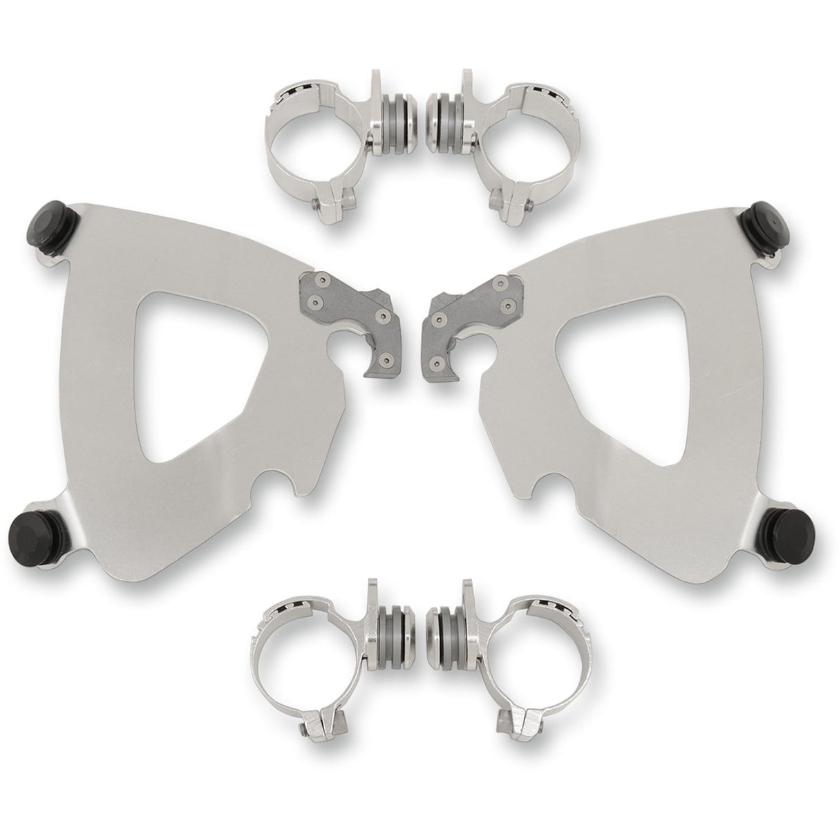Memphis Shades Gauntlet Fairing Trigger-Lock Mounting Kit Polished Scout - MEK2024 For Indian Scout 2015-2024