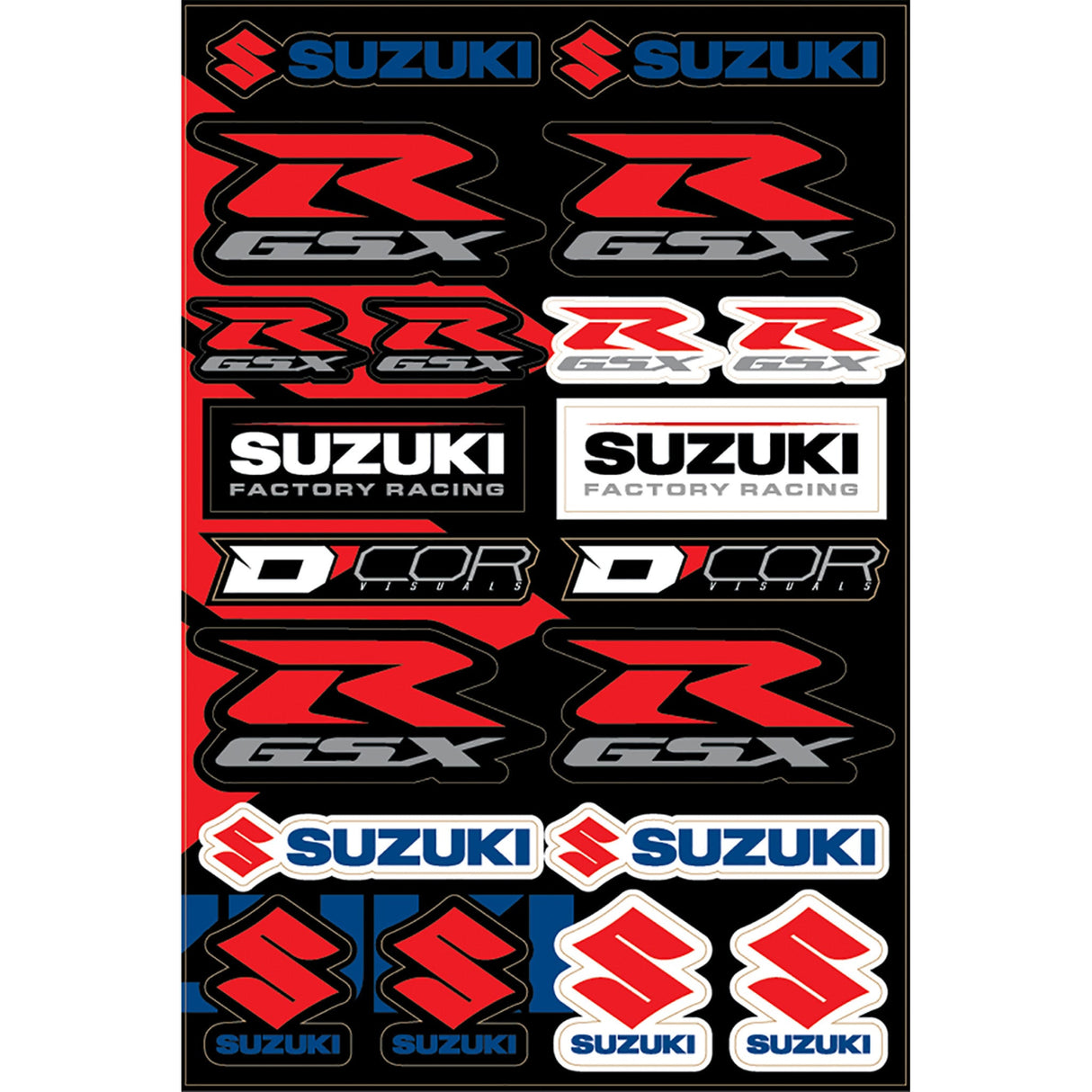 D'COR VISUALS 4320-2249 40-40-105 Decal Sheet suzuki street