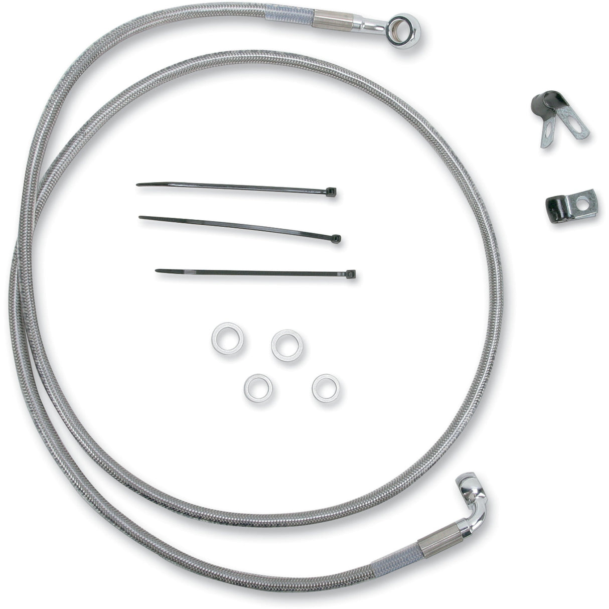 DRAG SPECIALTIES Stainless Steel Brake Line Kit Front