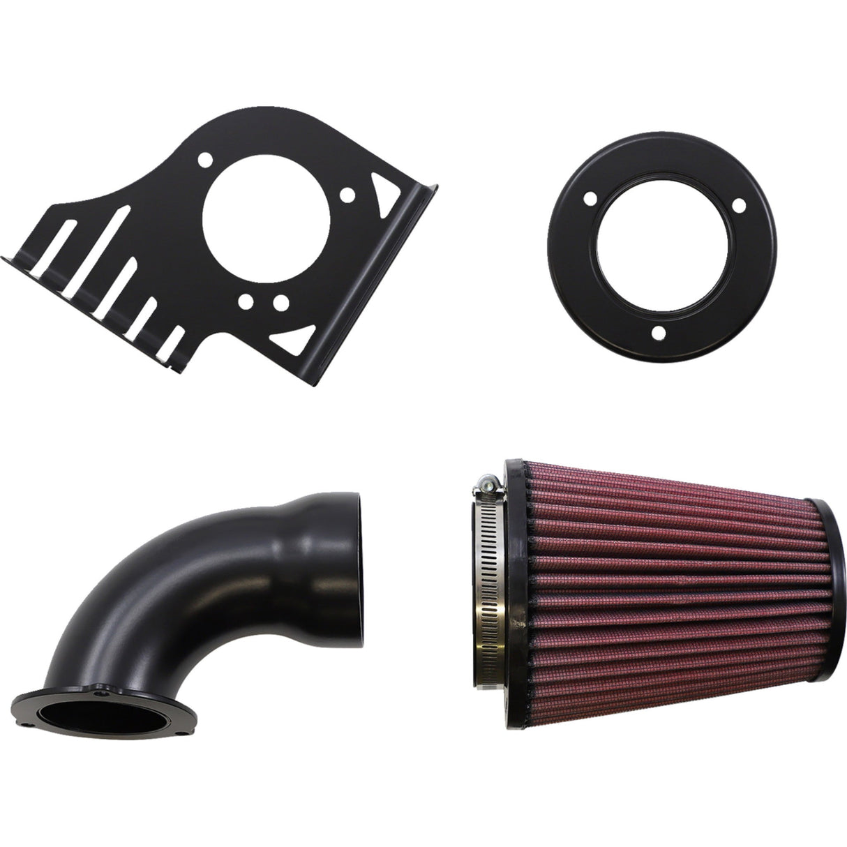 Cobra Cone Air Intake Black Softail - 606-0104-06B-SB For Harley Softail 2018-2023
