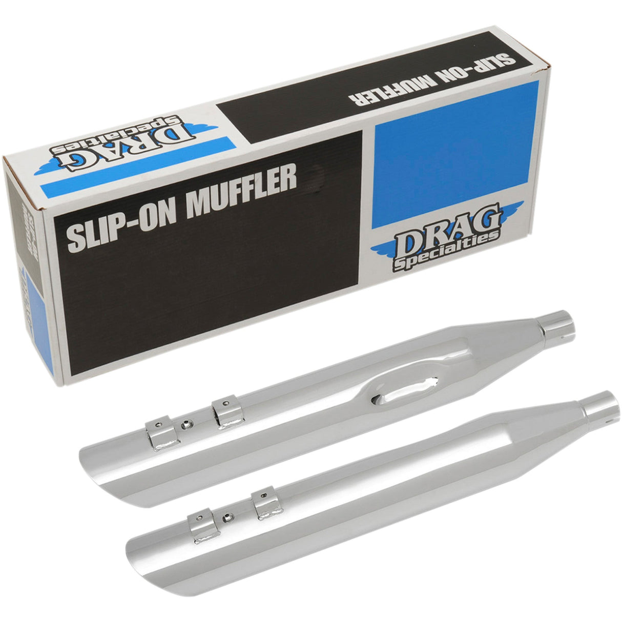DRAG SPECIALTIES Slashdown Slip-On Mufflers 4"