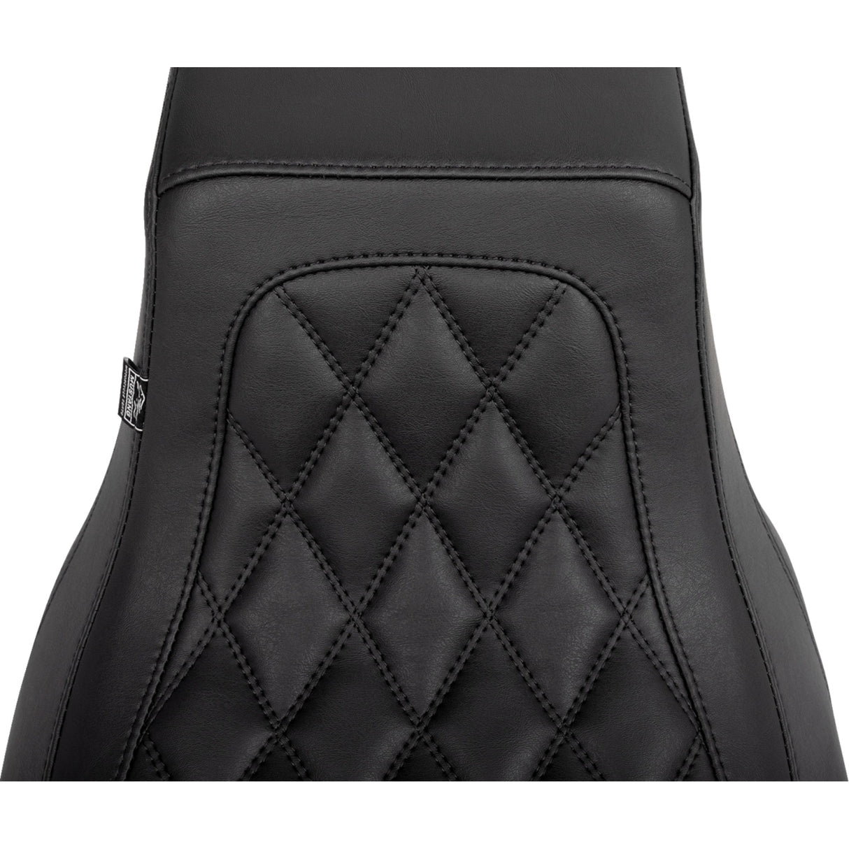 Mustang Double Diamond Squareback Seat Smooth - 88416 For Harley Touring 2023-2026