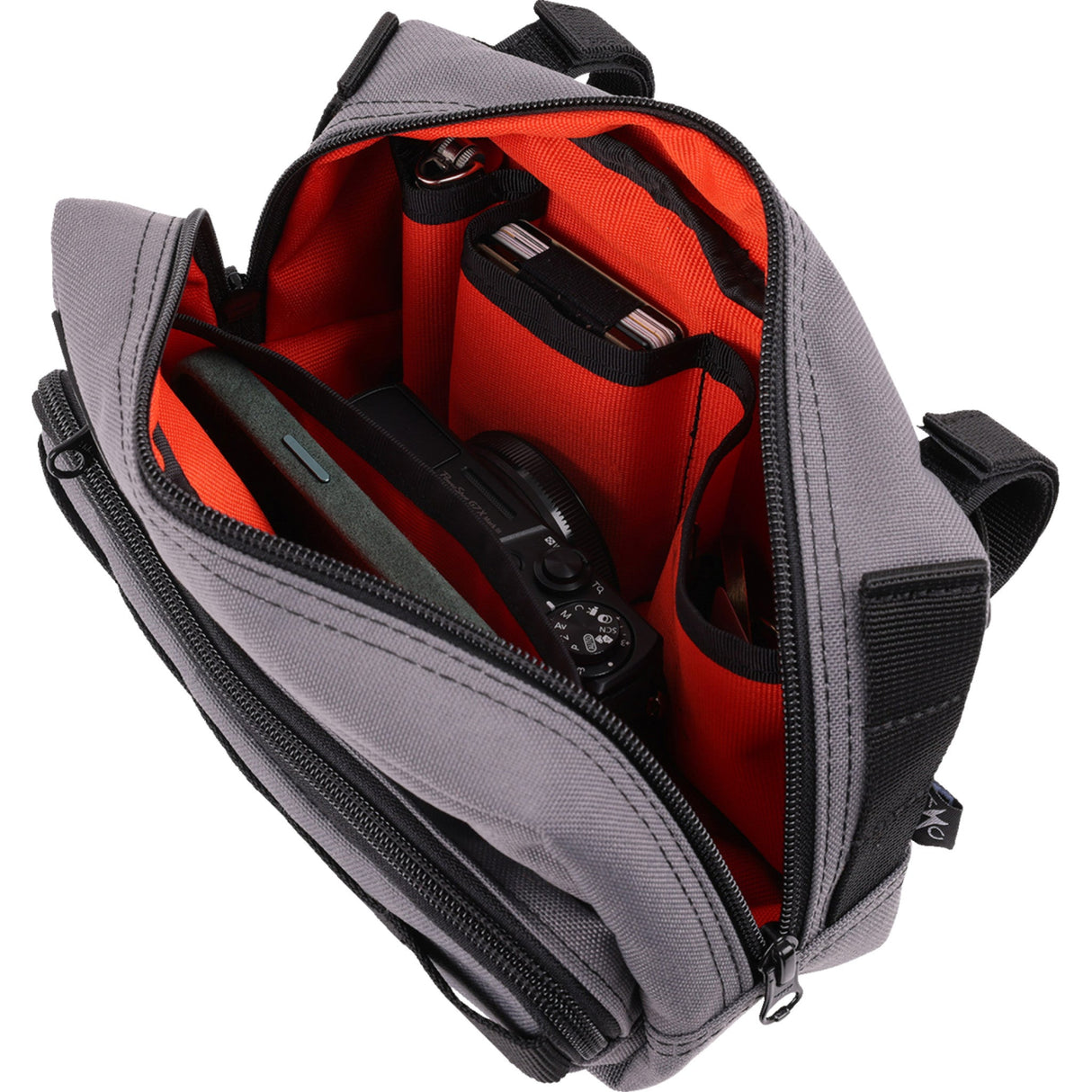THRASHIN SUPPLY CO. 3510-0204 THB-0018 Handlebar Bag Plus - Gray