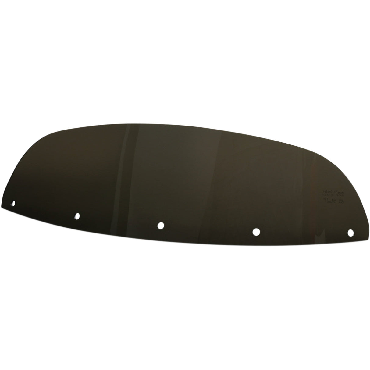 MEMPHIS SHADES 2310-0001 MEP8001 Replacement Lucite Windshield - 5" - Black - '86-'95 FLHT