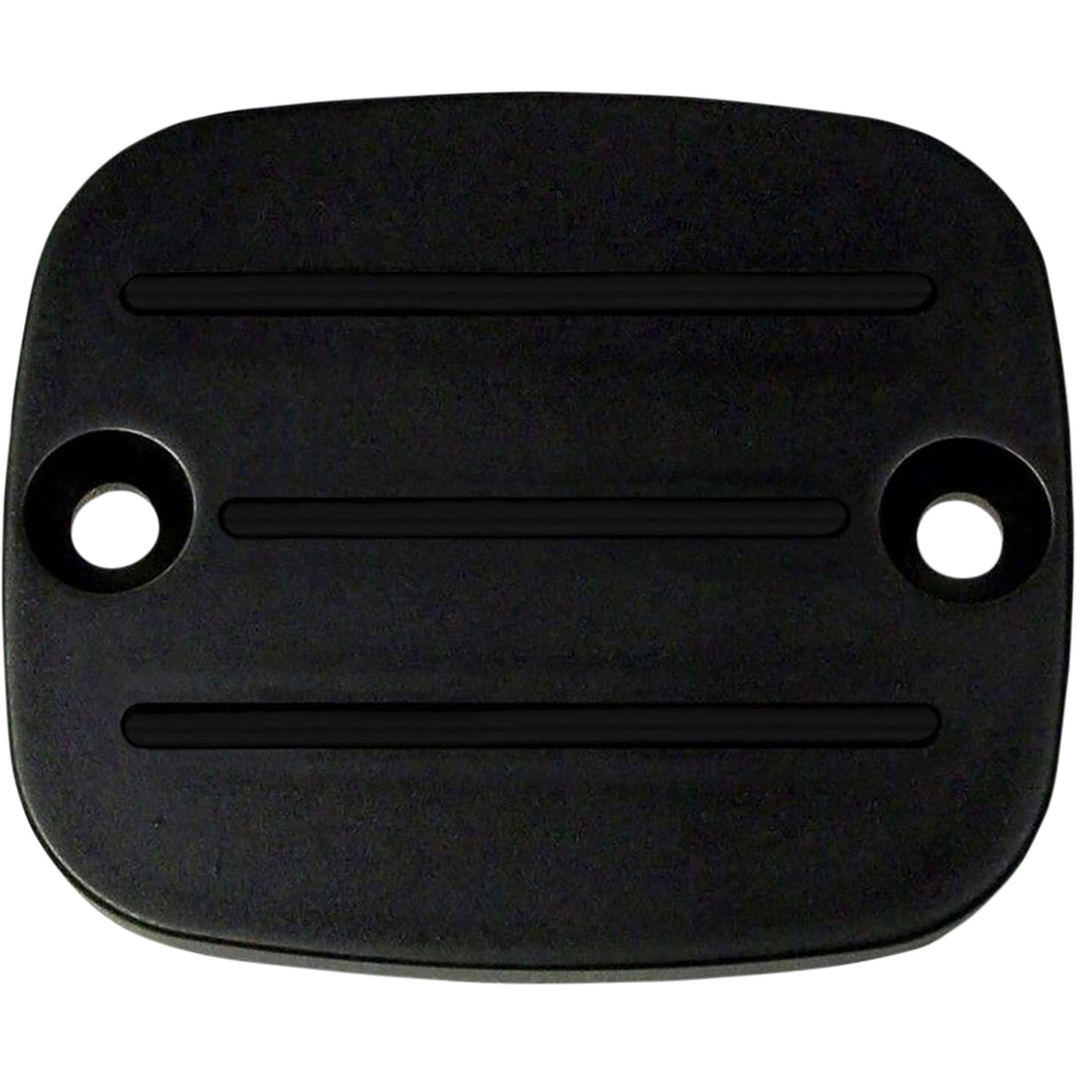 Accutronix Master Cylinder Cover With Milled Lines Black - C122-MB For Harley Motorcycles 1996-2008