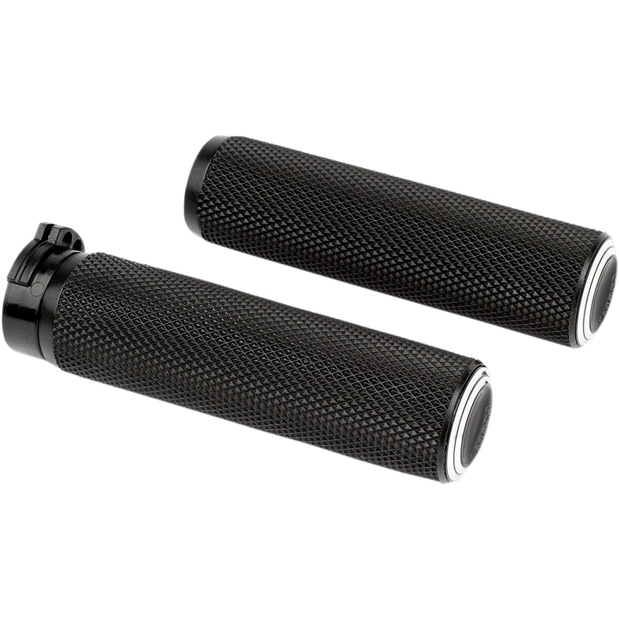 Arlen Ness Dual Ring Grips Cable Black - 07-308 For Harley Motorcycles 1982-2022