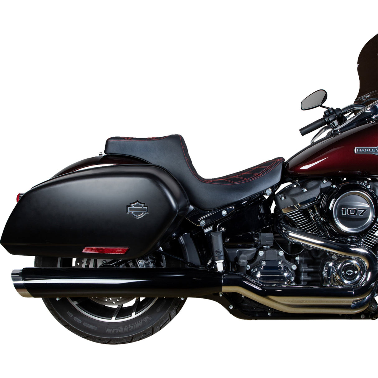 Drag Specialties Predator III Seat For Harley Softail 2018-2024