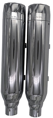 Tab Performance 151-1290-B4-Z 14-Up Harley Davidson Sportster XL Chrome Tip Slip On Muffler Compatible Exhaust Pipes-Zombie Baffles (Loud)-3.5 Inch Black Billet Aluminum Twist End Cap-Sportster