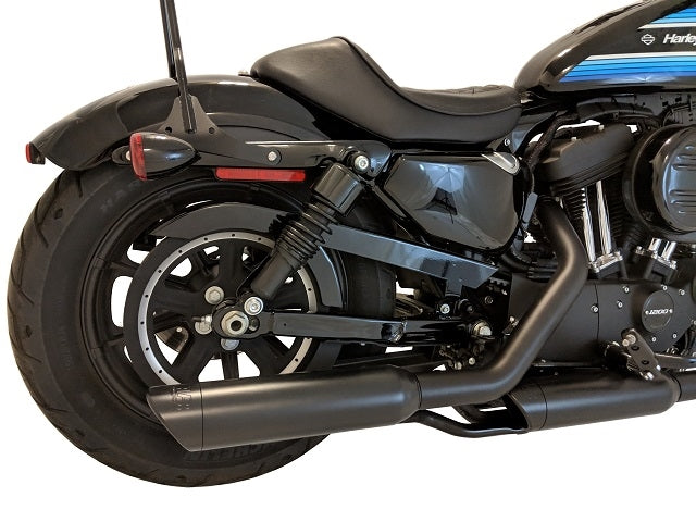 Tab Performance Sportster XL Tip Compatible Exhaust Pipes Black For Harley Sportster 2014-2022