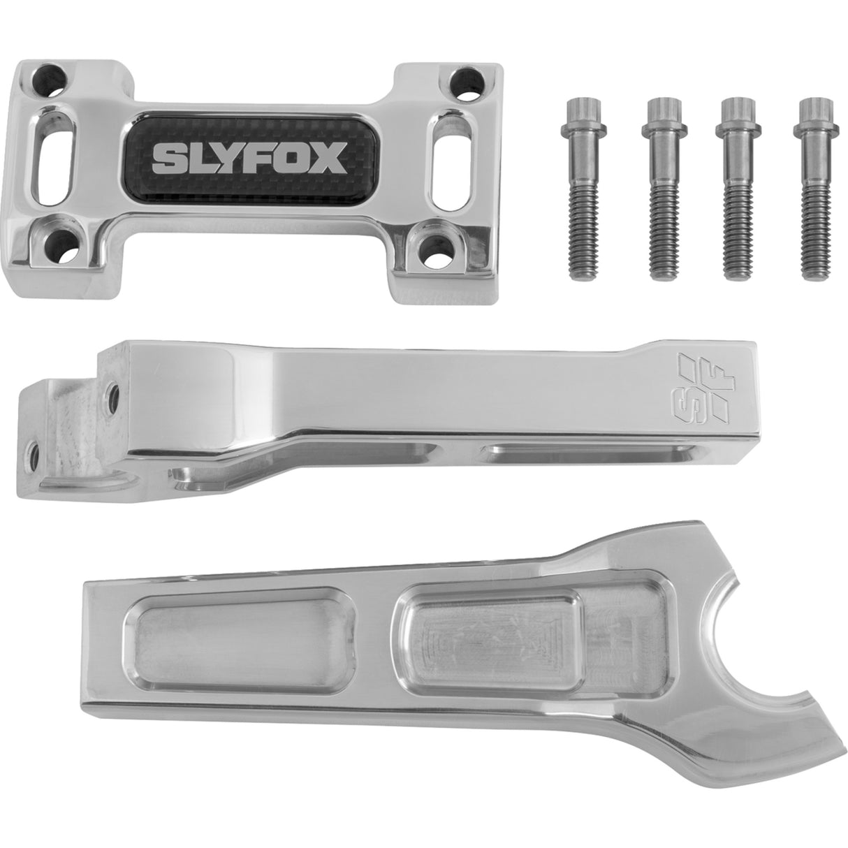 SLYFOX 0602-1536 SF-1003-06-R Handlebar Riser Kit straight - 1-1/8" clamping - 6" rise - raw