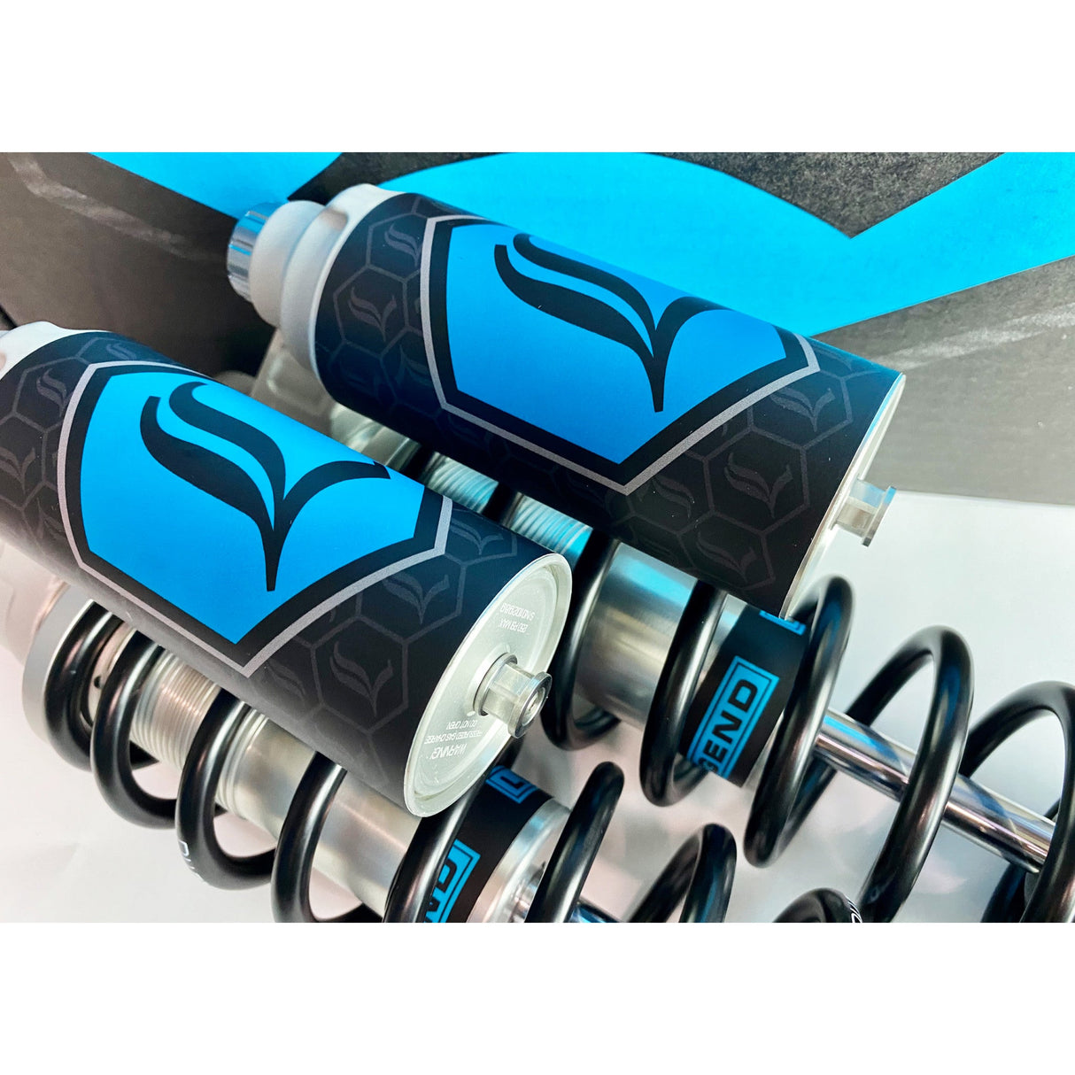LEGEND SUSPENSION 4320-2400 43202400 REVO ARC Reservoir Decal REVO ARC Canister Decal - Teal