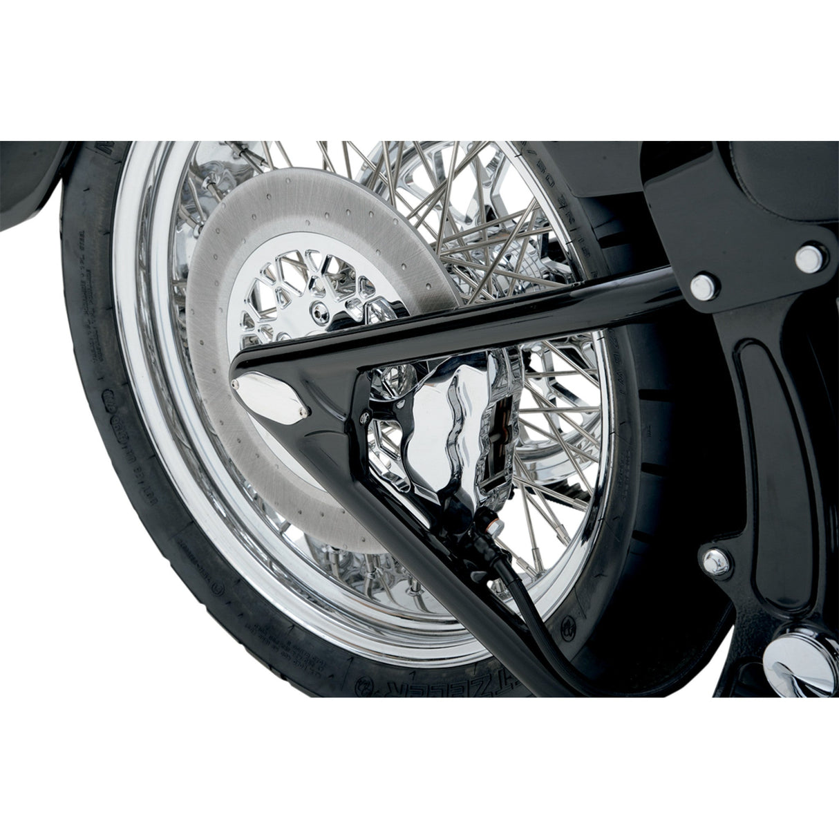 Hawg Halters 4-Piston Brake Caliper Rear Chrome - RKSTCC506 For Harley Softail / Screamin' / 15th Anniversary 2000-2007