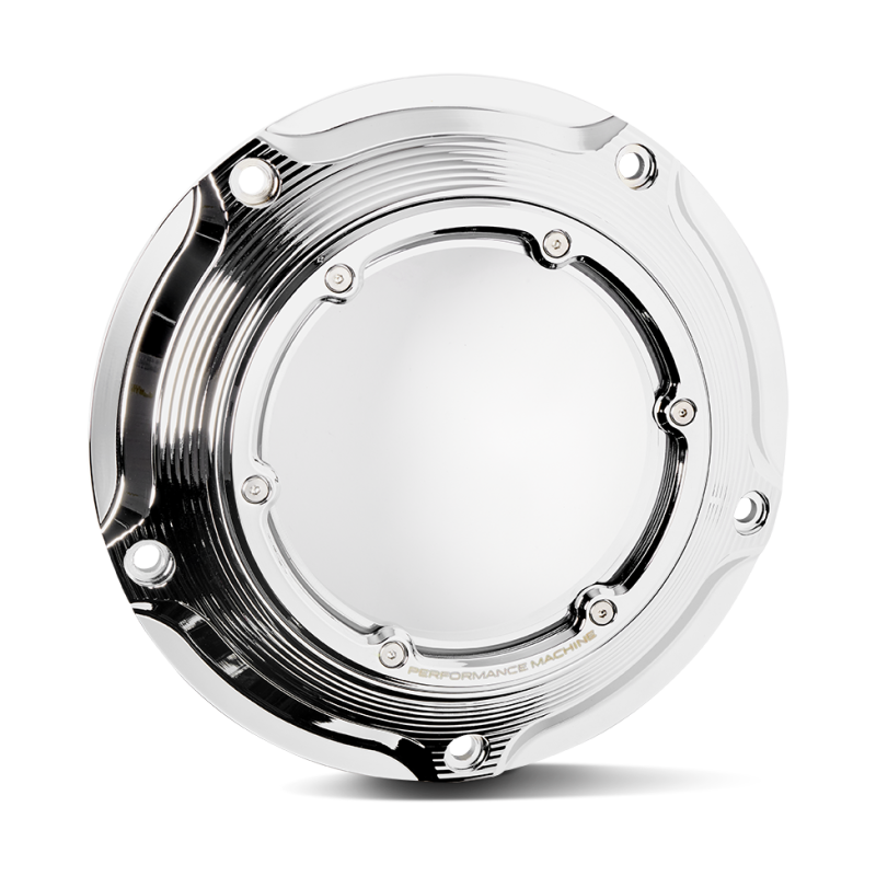 Performance Machine 0177-2083M-CH Vision Derby Cover W/bezel - Chrome