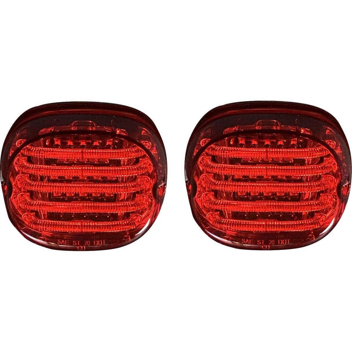 CUSTOM DYNAMICS 2010-1575 TRIKE-KIT-2R ProBEAM® LED Taillight squareback - red
