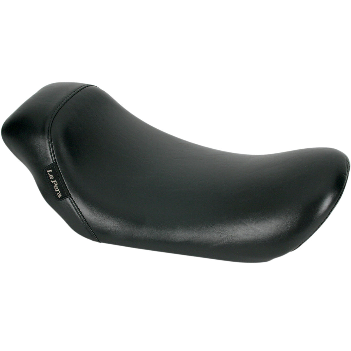 LE PERA 0803-0176 LF-001 Bare Bones Solo Seat - Smooth - Black - FXD '04-'05