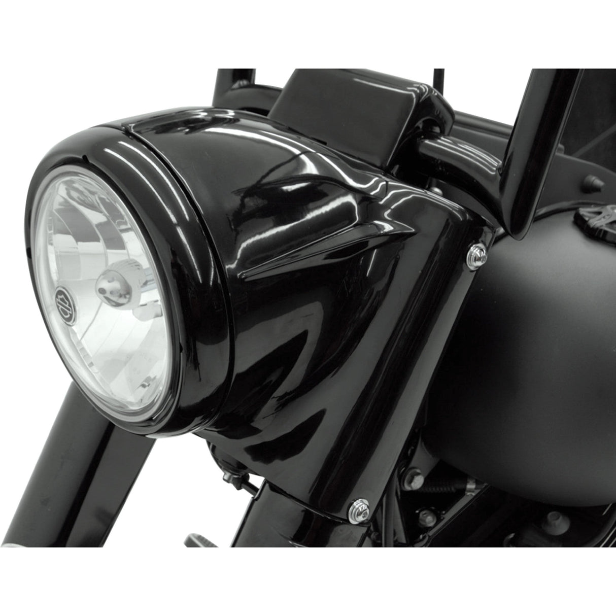 DRAG SPECIALTIES 2001-1482 Headlight Nacelle Kit 7" Nacelle Headlight Kit - Black