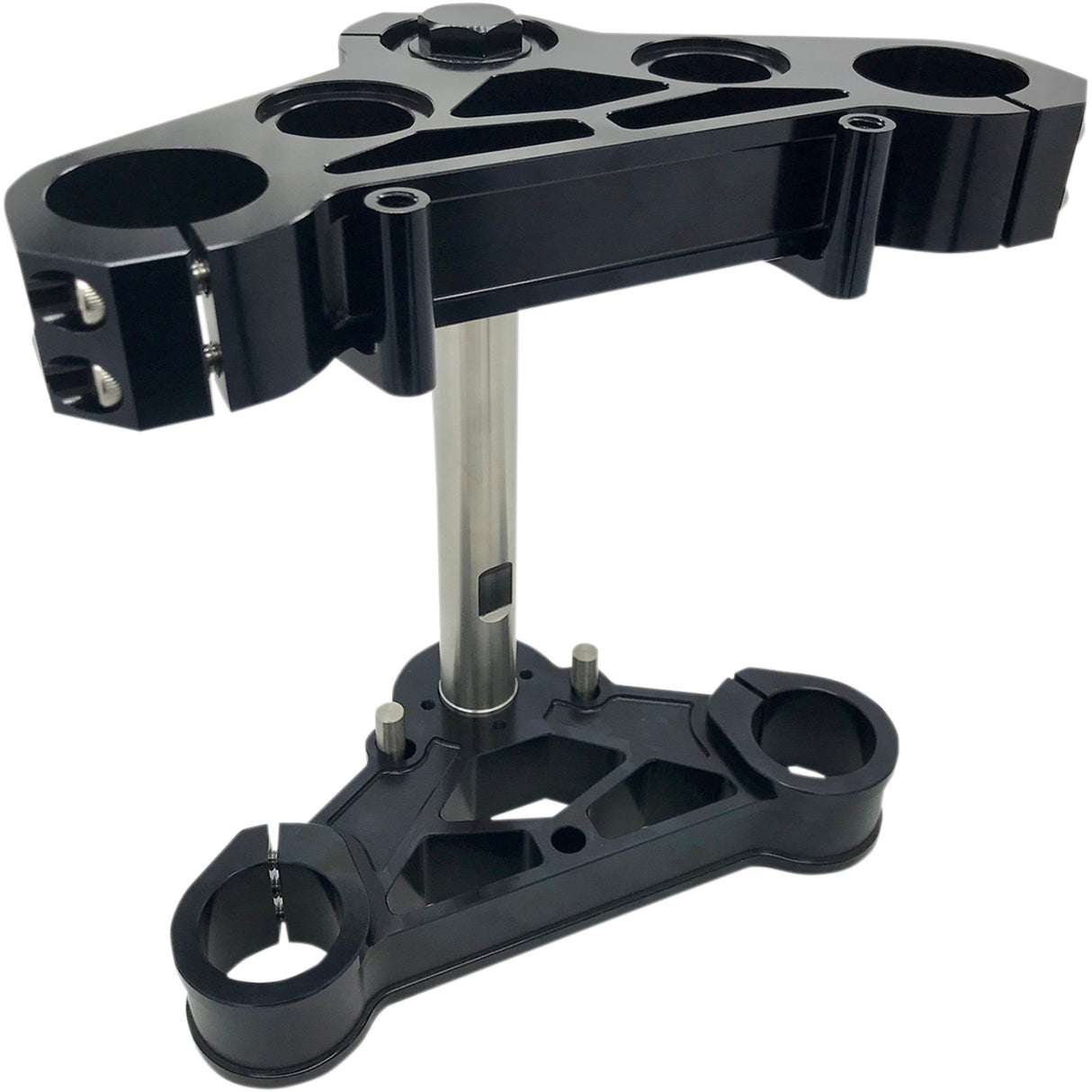 PRO-ONE Perf.mfg. 39 MM Triple Tree Black 0° - 106200B For Harley 1988-2014