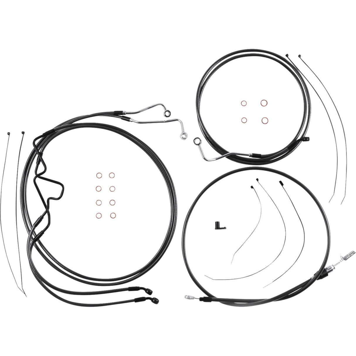 Magnum Shielding Cable Kit - 4871226 For Harley Road King 2021-2023