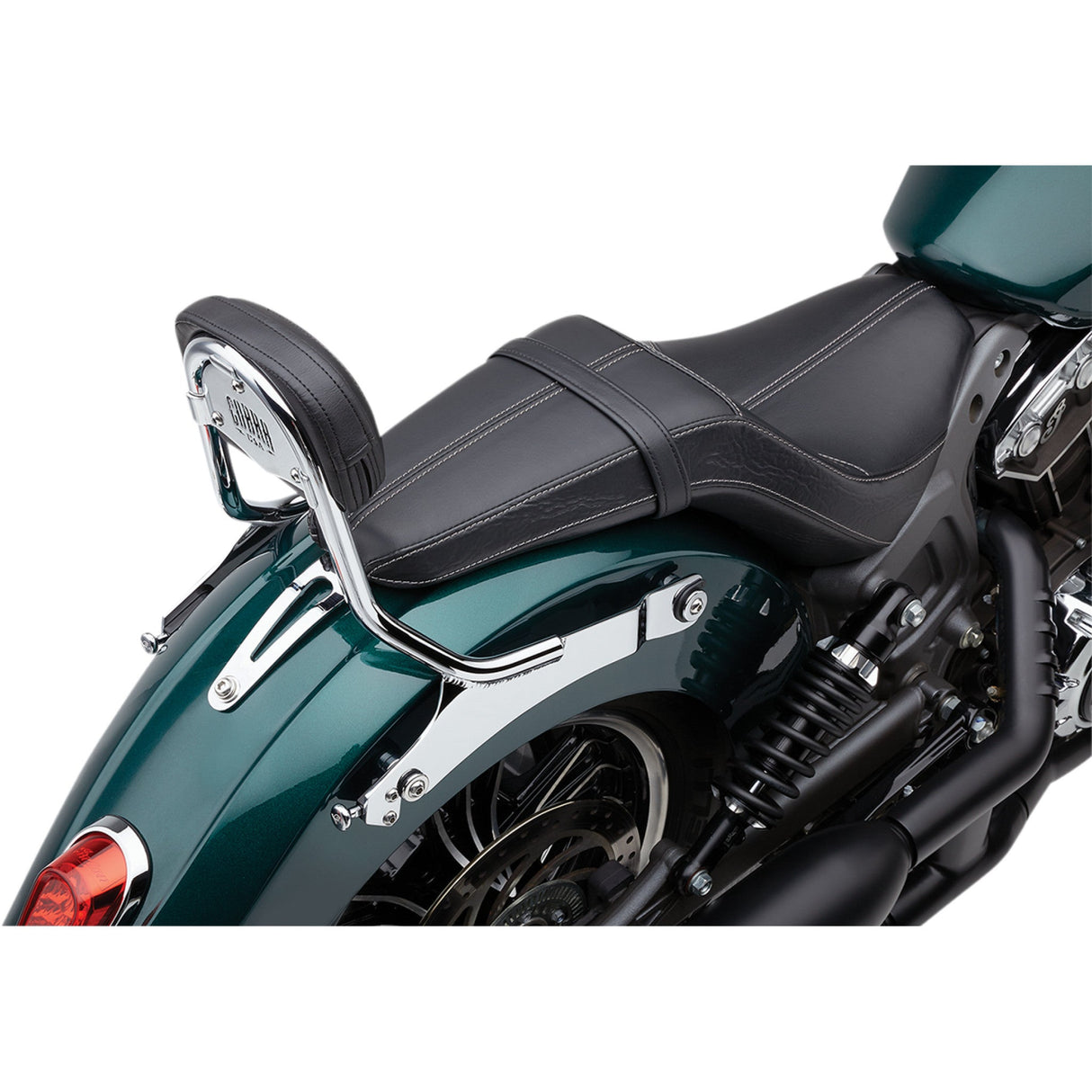COBRA 1501-0715 502-2010 Detachable Mini Backrest Detachable Backrest - Chrome - Mini - Scout