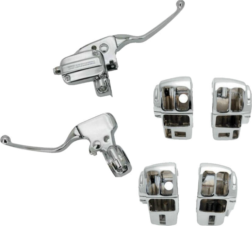 Harddrive 53600 Handlebar Control Kit CHR Cable Clutch `08 For Harley Touring 2008-2016
