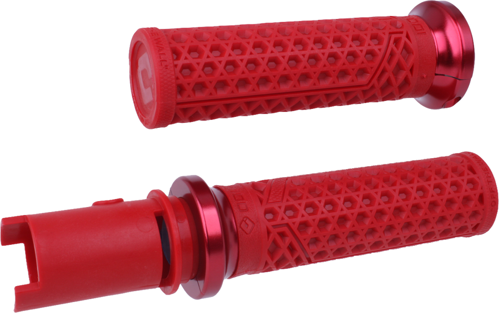 Odi Van's Lock-ON Grips Dark RED CVO ` - V31VHTCR-R For Harley Touring 2023-2024