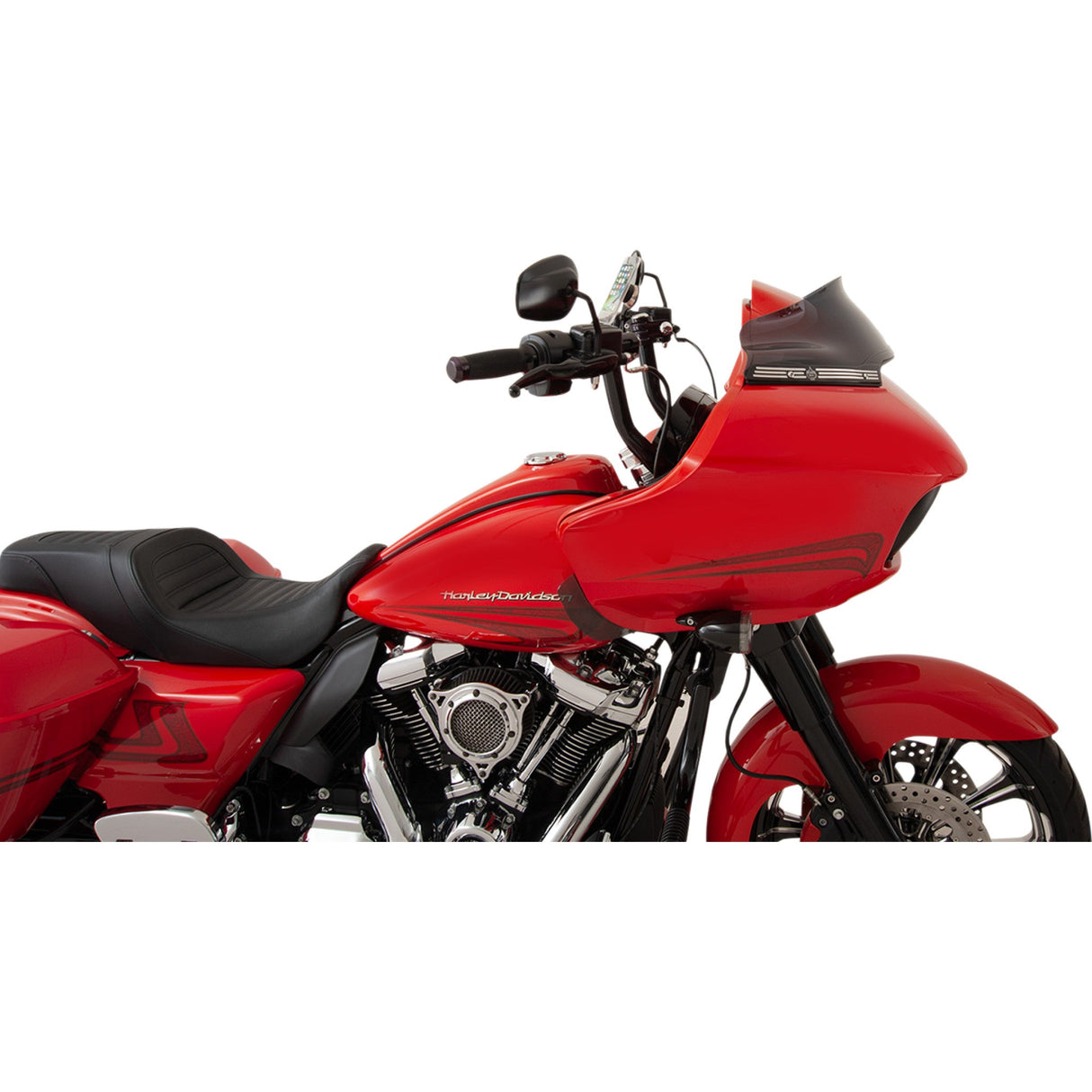 Klock Werks Sport Flare® Windshield 6" Dark Smoke - KWW-01-0402 For Harley Road Glide 2015-2025
