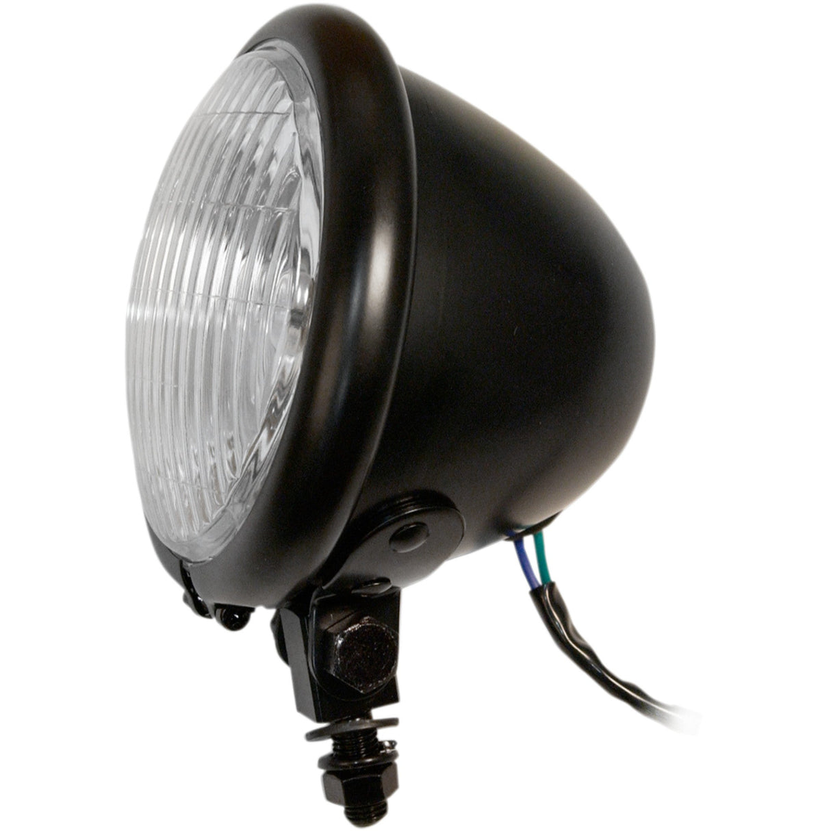 EMGO 2001-1186 66-84121B Bates Style 4-1/2" Spotlamp 4 1/2" Spotlamp - Black