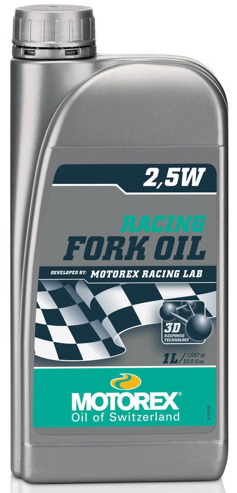 Motorex LOW Friction Racing Fork OIL 2.5W 1L - 306402 For Ducati Motorcycles 2012-2018 | Triumph Motorcycles 2012-2018 | Suzuki Motorcycles 2012-2018