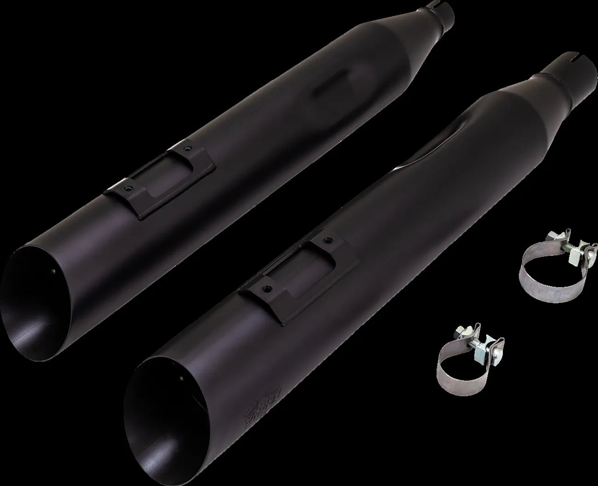 Blackslash 450 Slip-On Mufflers - Black
