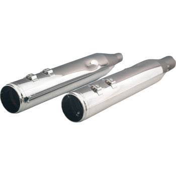 Khrome Werks 4-1/2" HP-Plus® Slip-On Mufflers With Race Tip Chrome M8 - 202935 For Harley Touring 2017-2026