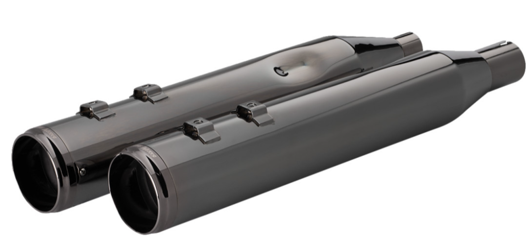 Khrome Werks 4-1/2" HP-Plus® Slip-On Mufflers With Race Tip Eclipse® M8 - 201940 For Harley Touring 2017-2026