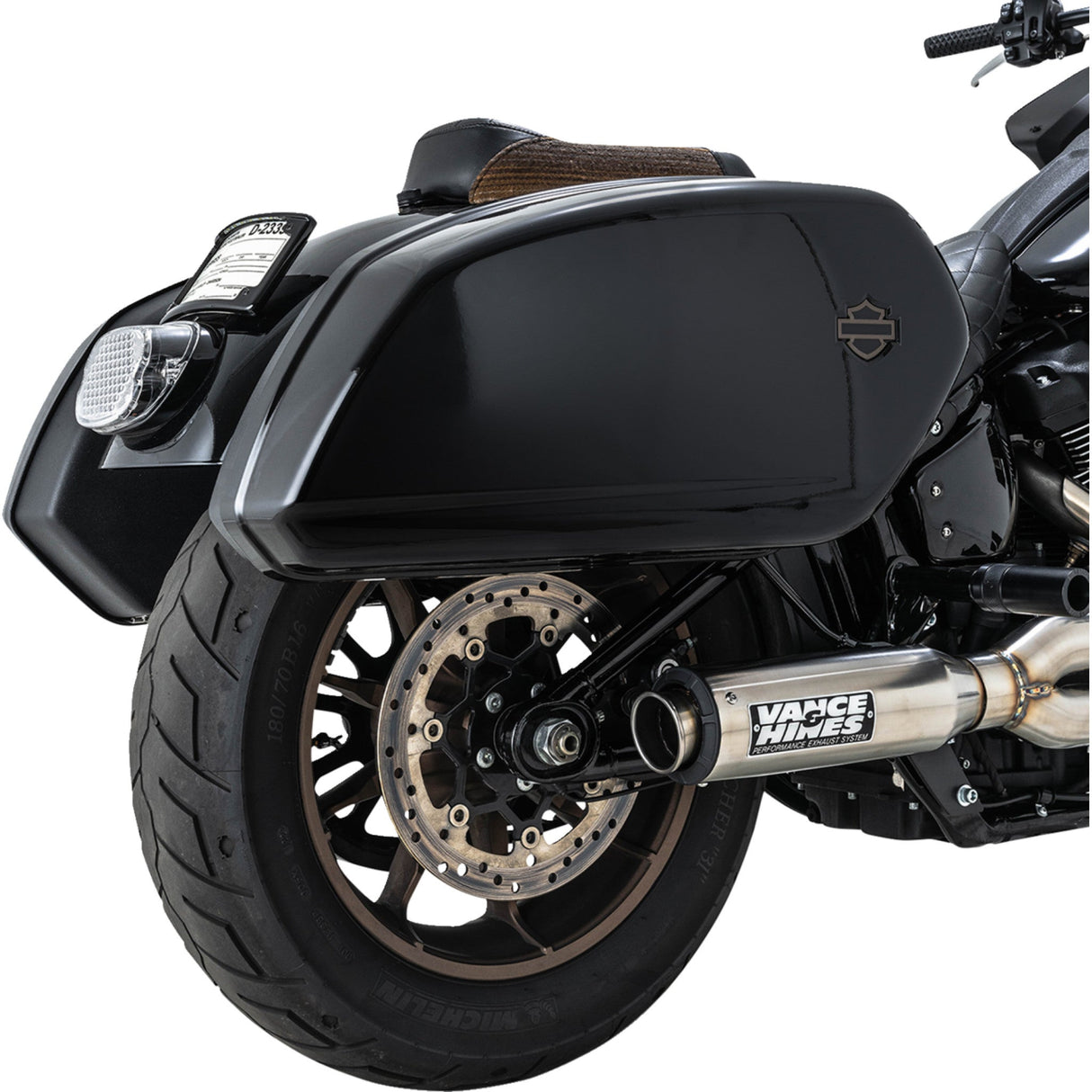 Vance & Hines 2-Into-1 Supersport Exhaust System Brushed Softail - 27337 For Harley Softail 2018-2025