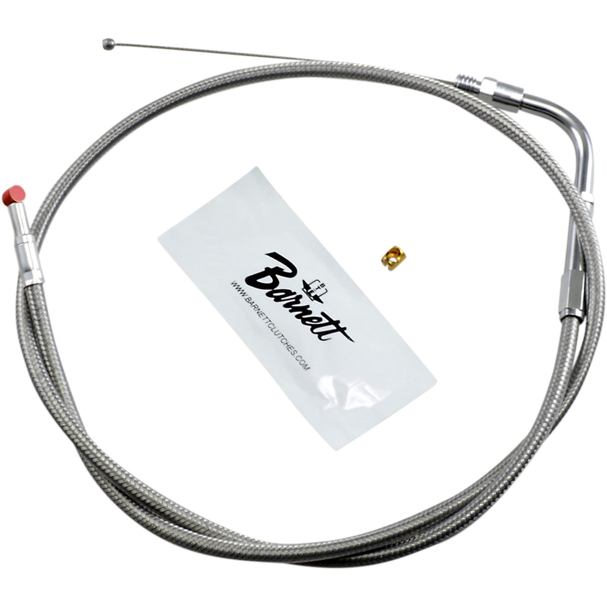 Barnett Stainless Steel Throttle Idle Cable Dyna FXR Softail - 102-30-30014 For Harley 1990-1995