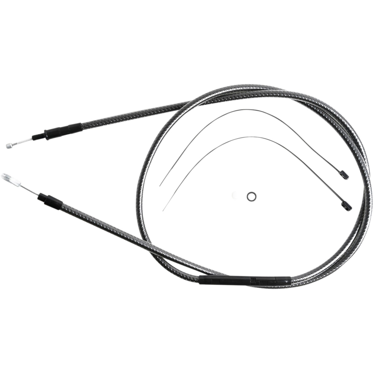 Magnum Shielding High-Efficiency Polished Karbonfibr Clutch Cable /16" - 72126HE For Harley Motorcycles 1986-2006