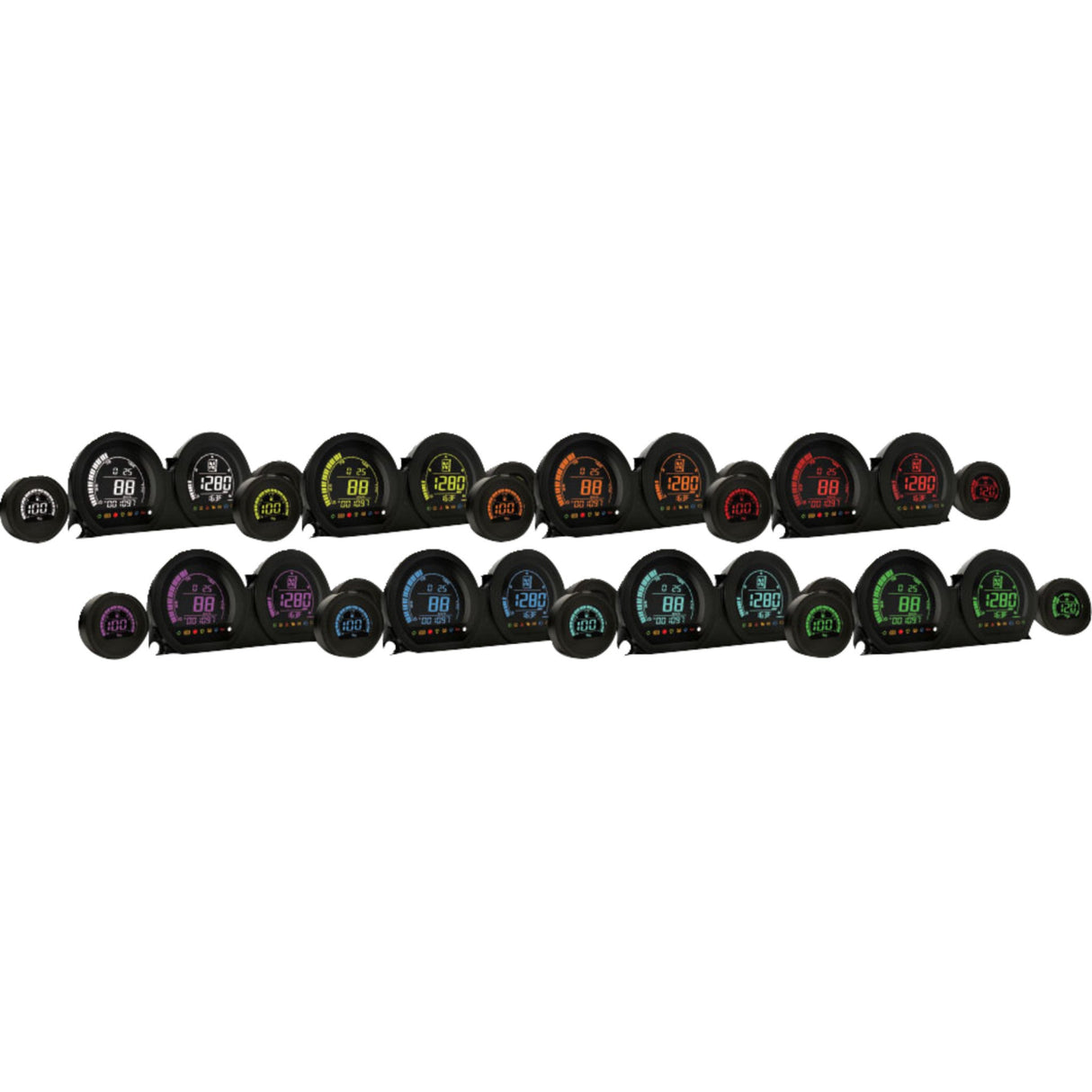 Koso North America HD-03 Gauge Kit - BA064902 For Harley Touring 2014-2023