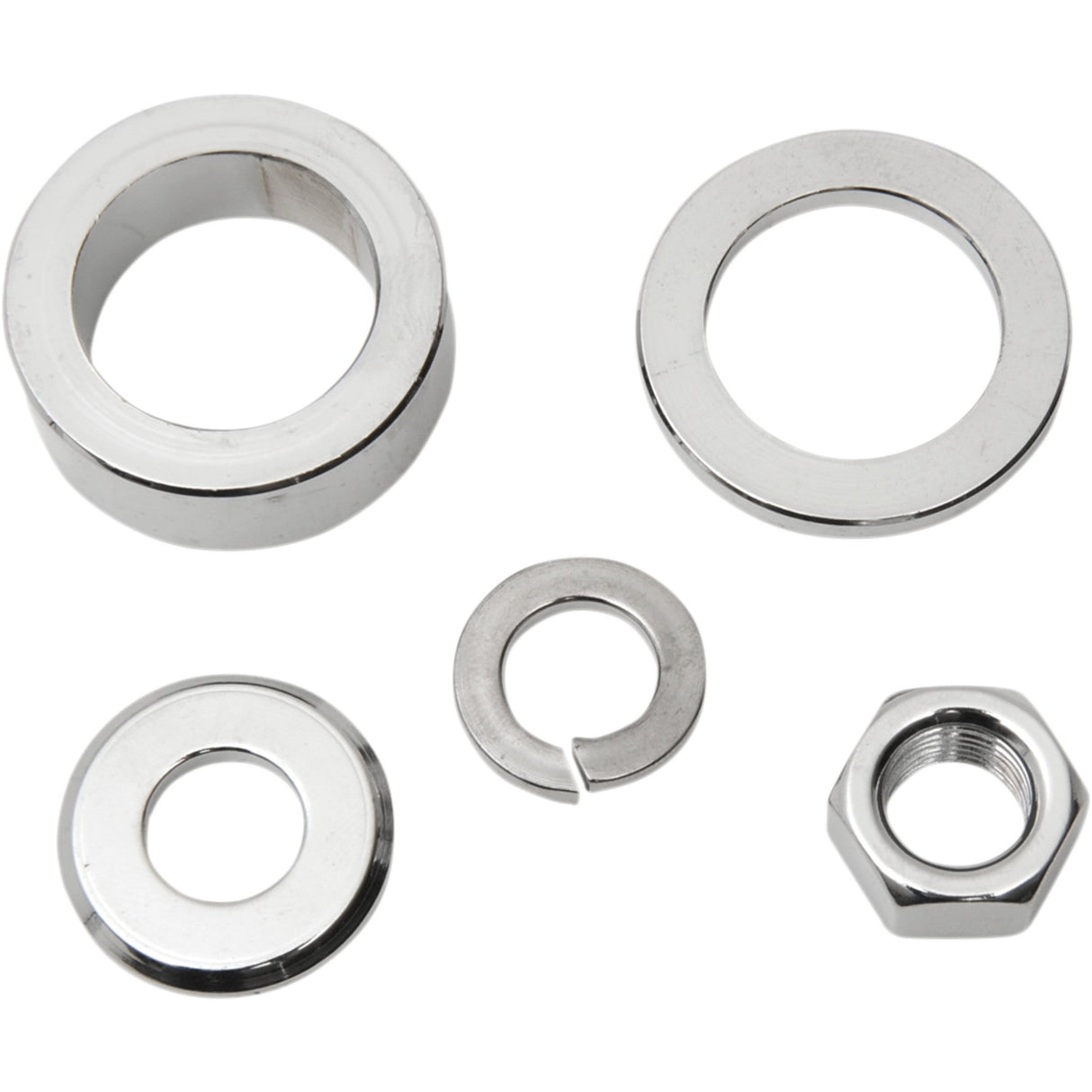 Colony Axle Spacer Nut Kit Front - 2256-5 For Harley Dyna 2004-2005