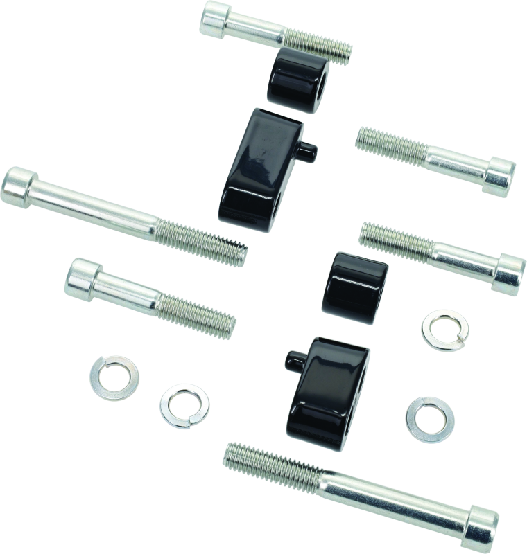 Kuryakyn Driver Floorboard Spacers Gloss Black - 7509 For Harley Touring 2009-2026