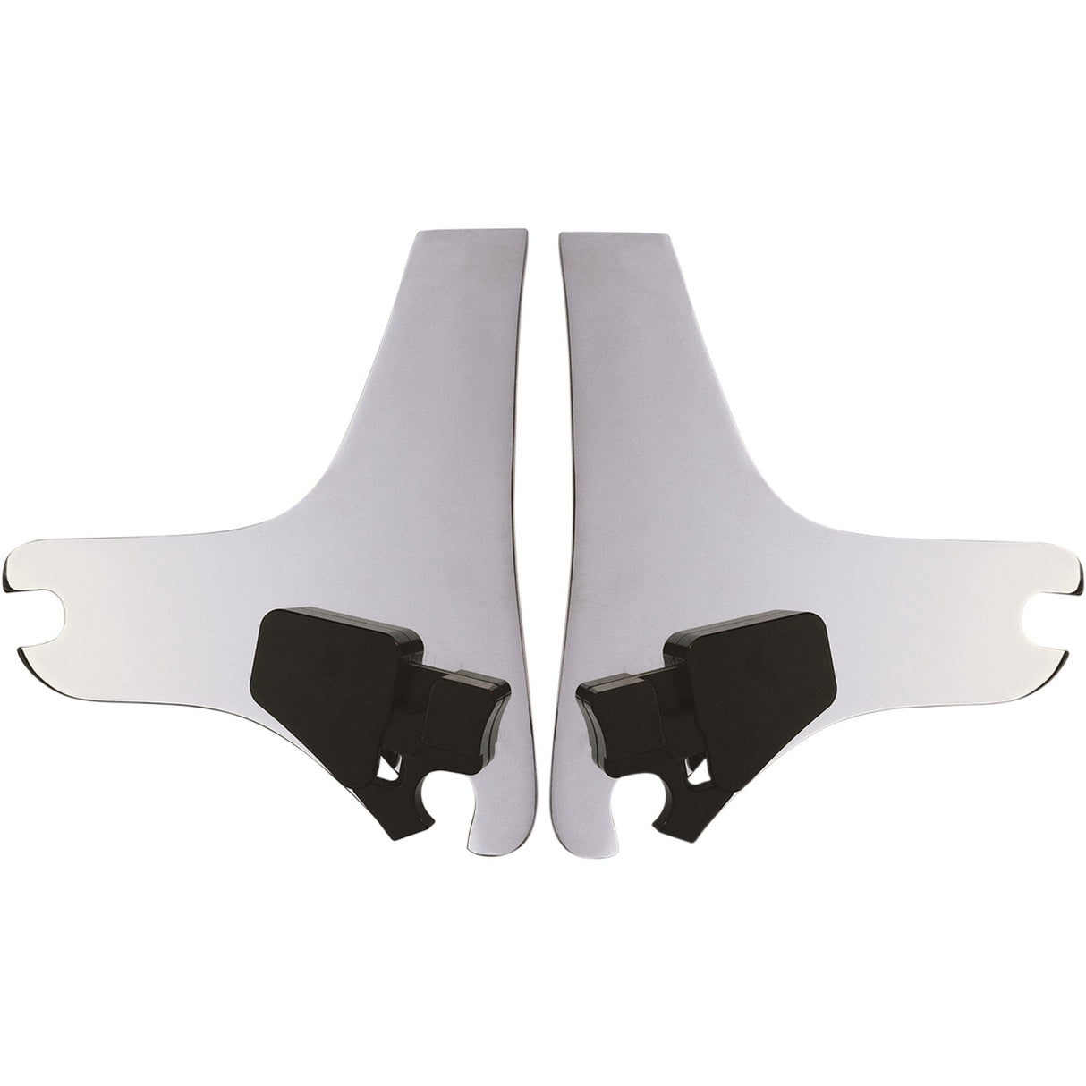 Cycle Visions D-Tach Sissy Bar Side Plates FLH Chrome - CV-8080 For Harley Touring 1997-2008