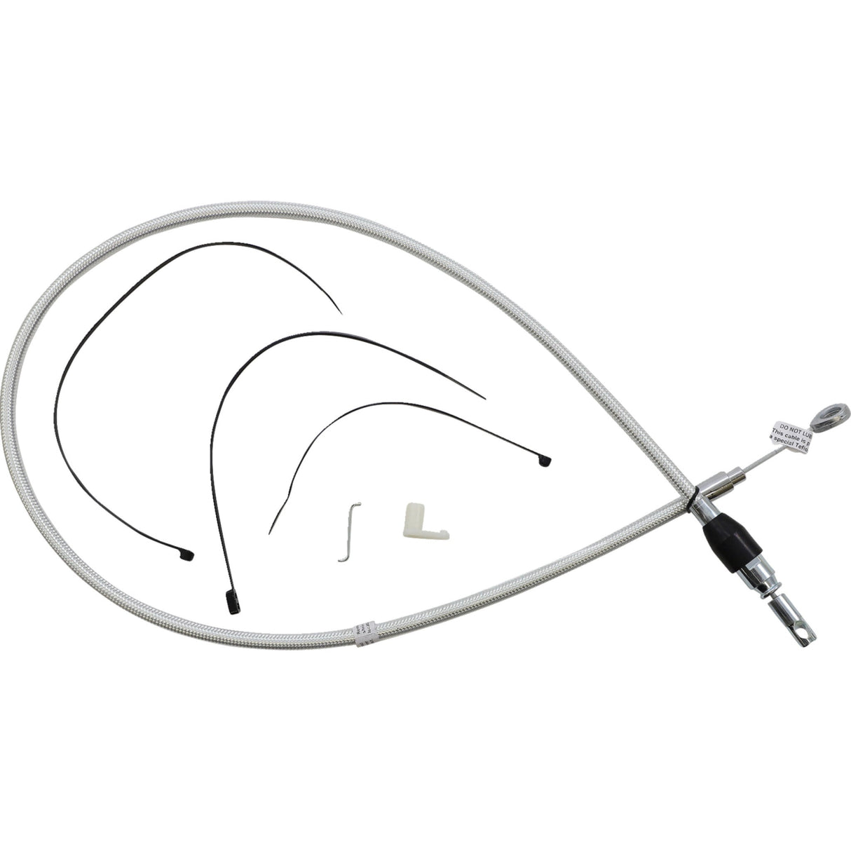 Magnum Shielding Sterling Chromite II® Quick Connect Upper Clutch Cable 42" - 32348HE For Harley Motorcycles 2018-2025