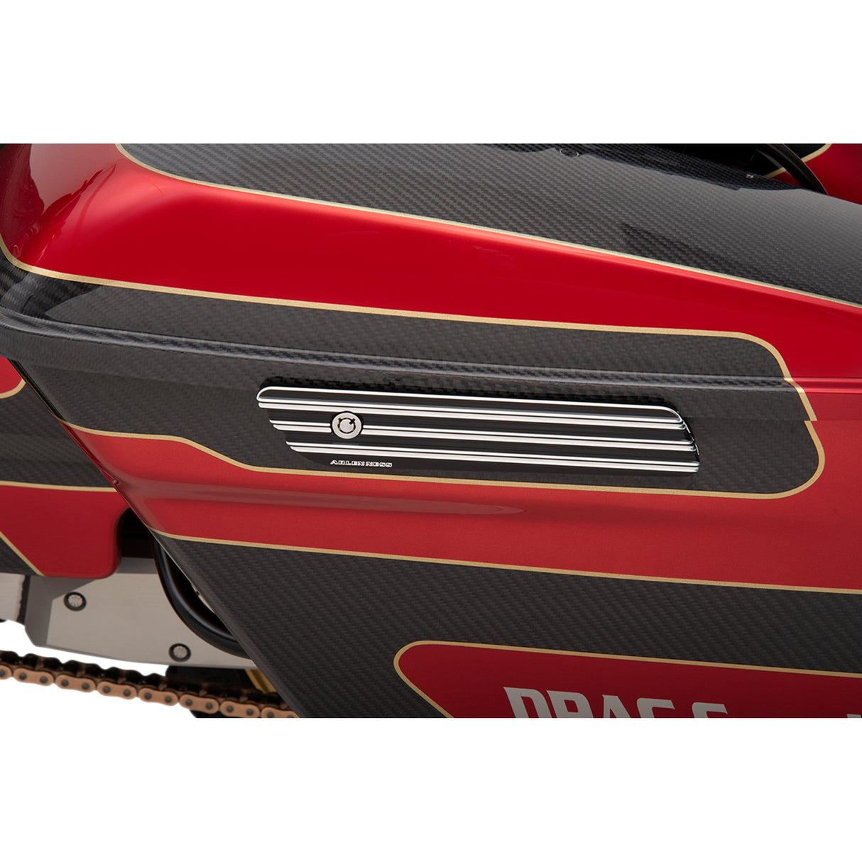 Arlen Ness Ness-Tech® Saddlebag 10-Gauge Hinge Covers Black - 03-608 For Harley Touring 2014-2026