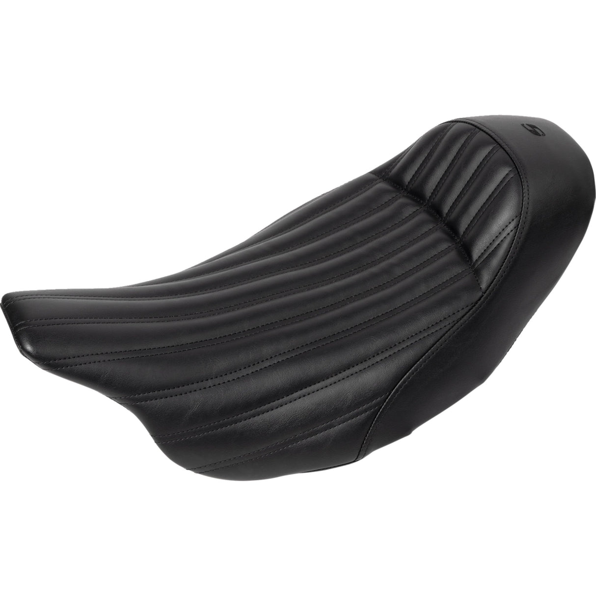 Saddlemen Knuckle Solo Seat Ribbed Black - 808-07B-0023 For Harley Touring 2008-2025