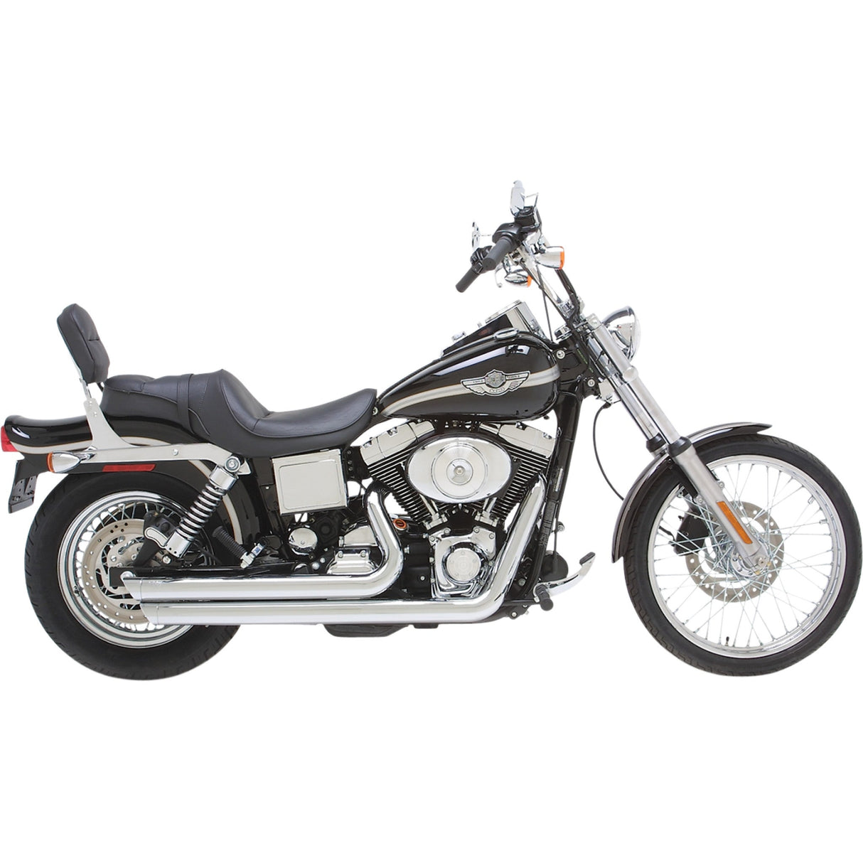 Vance & Hines Big Shot 2-Into-2 Exhaust System - 17911 For Harley Dyna 1991-2005