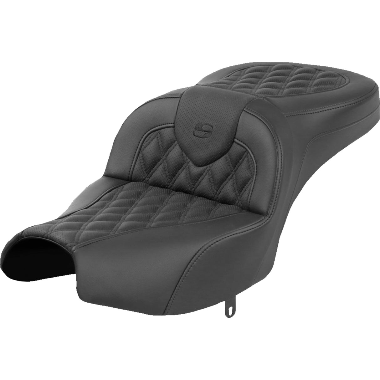 Saddlemen Roadsofa™ Standard Reach Seat Without Backrest Black Lattice Stitch - I22-02-182