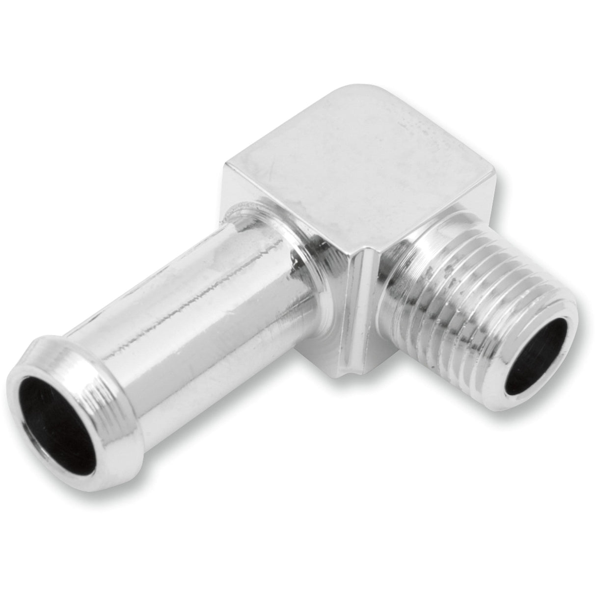 GARDNER-WESTCOTT DS-245258 7-91TD-6X2 Hose and Tank Fitting Male - 90° - 3/8"-1/8" NPT - Chrome