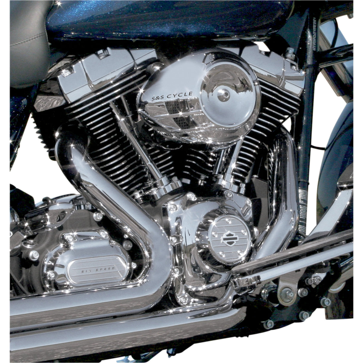 S&S CYCLE 1014-0116 170-0118 Stealth Air Stream Cleaner Cover - Chrome